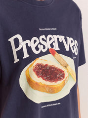 T-shirt House Preserves DAMSON MADDER Donna - Blue