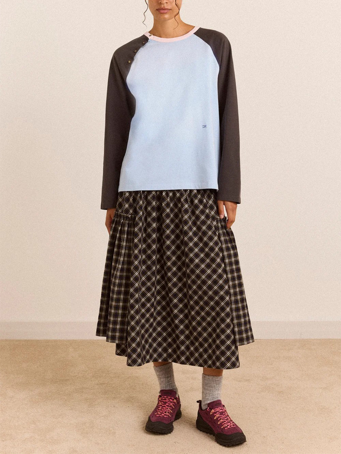 Gonna Berta Midi DAMSON MADDER Donna - Lyra Check