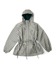 Giubbotto Liu Raincoat DAMSON MADDER Donna - Elderberry Check