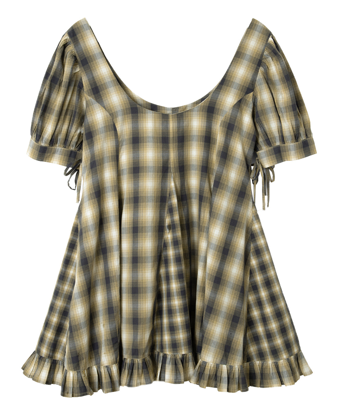Abito Sabina Mini Godet DAMSON MADDER Donna - Cardamon Mix Check