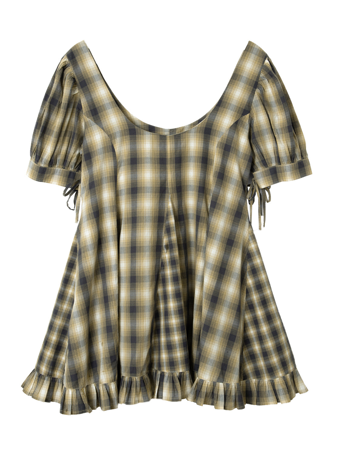 Abito Sabina Mini Godet DAMSON MADDER Donna - Cardamon Mix Check
