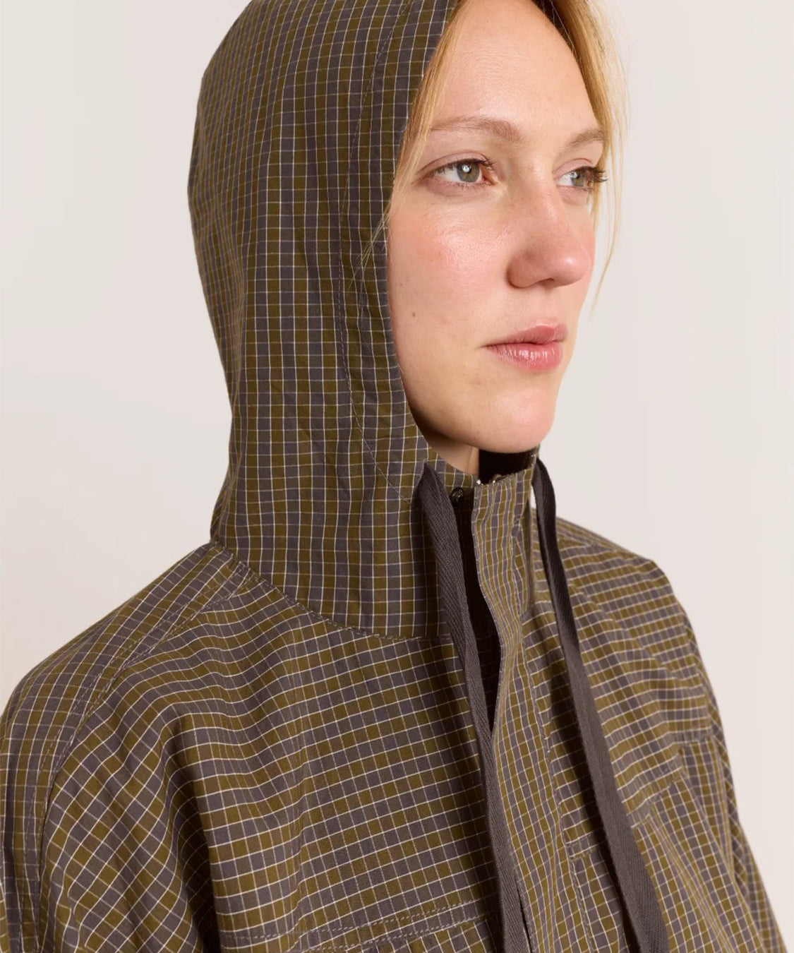 Giacca Blake Hooded DAMSON MADDER Donna - Orion Check