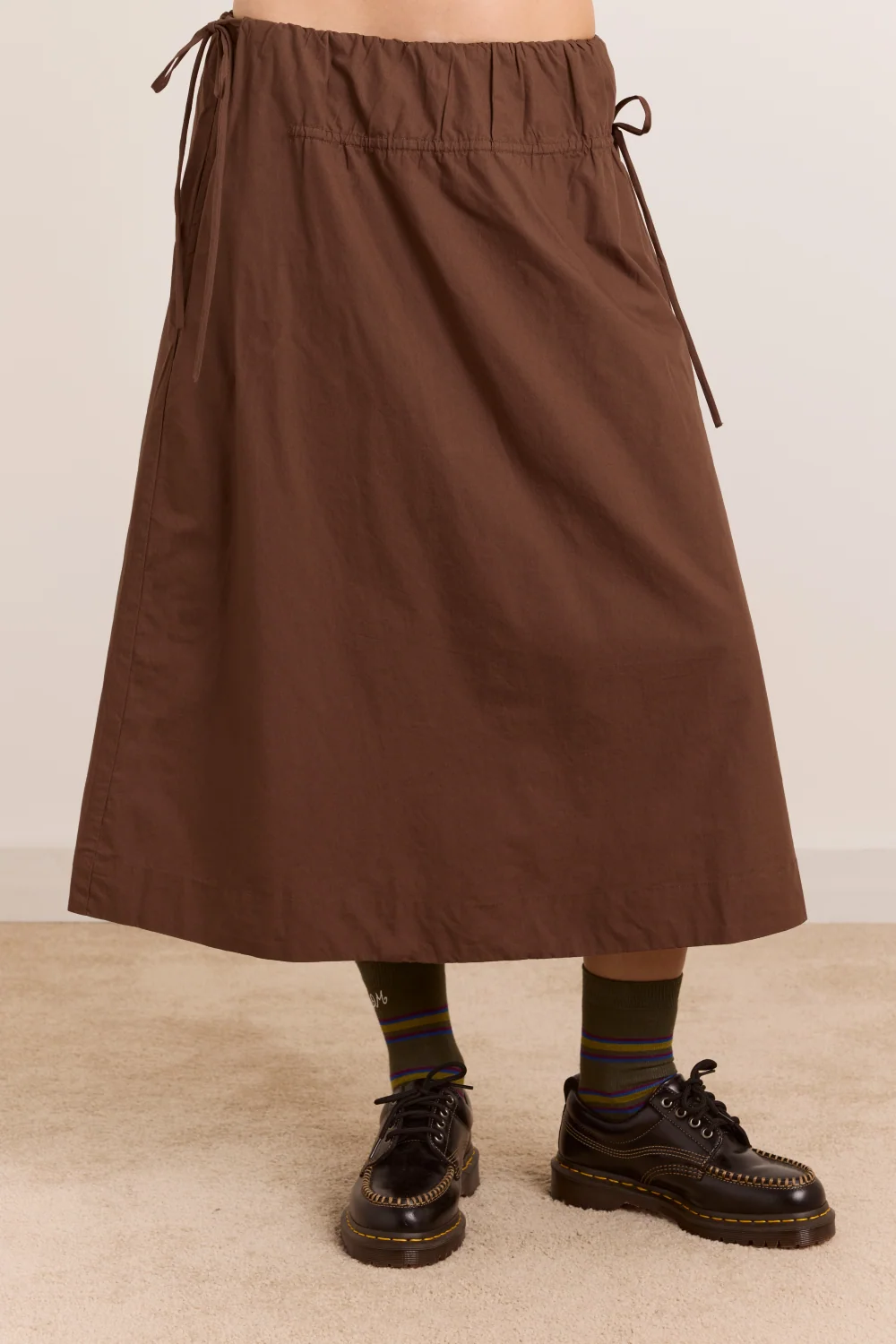 Gonna Caspia Volume Midi DAMSON MADDER Donna - Choc