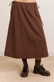 Gonna Caspia Volume Midi DAMSON MADDER Donna - Choc