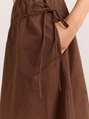 Gonna Caspia Volume Midi DAMSON MADDER Donna - Choc