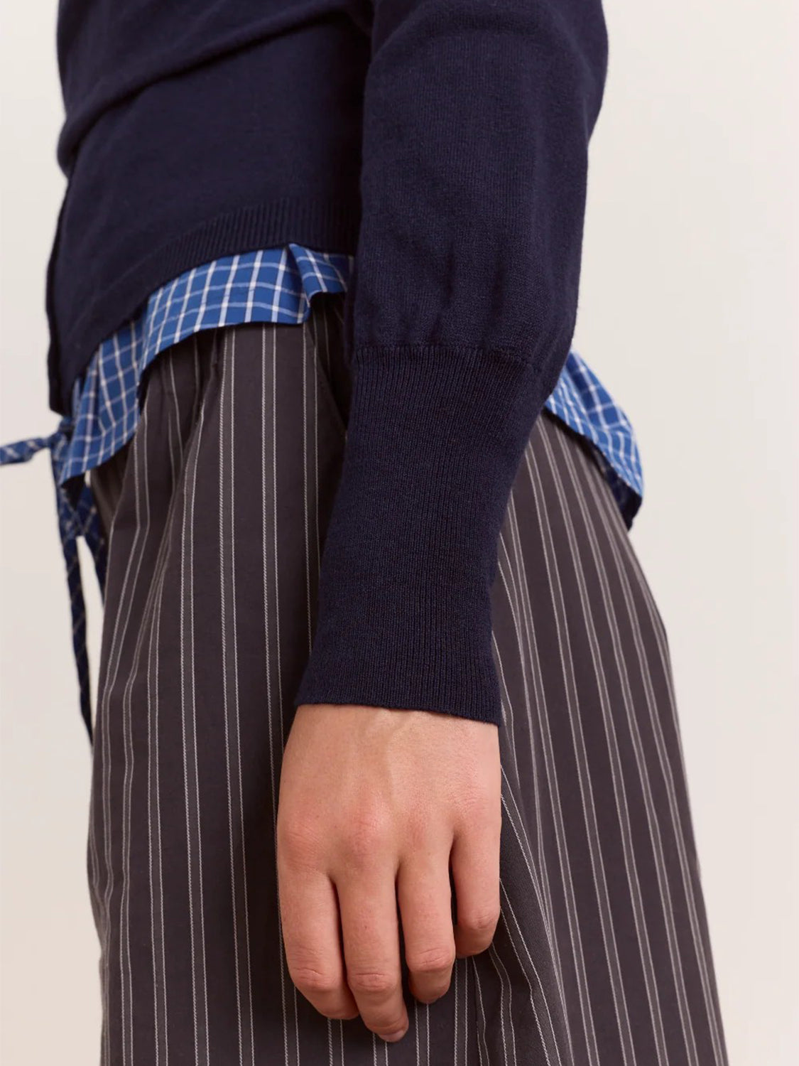 Cardigan Venna Wrap Merino Wool DAMSON MADDER Donna - Blue