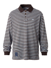 Polo Remie Rugby manica lunga DAMSON MADDER Donna - Marrone
