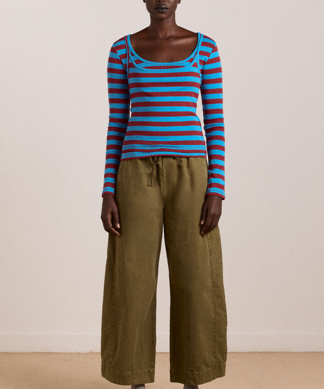 Pantalone Felix Twill DAMSON MADDER Donna - Olive