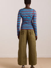 Pantalone Felix Twill DAMSON MADDER Donna - Olive