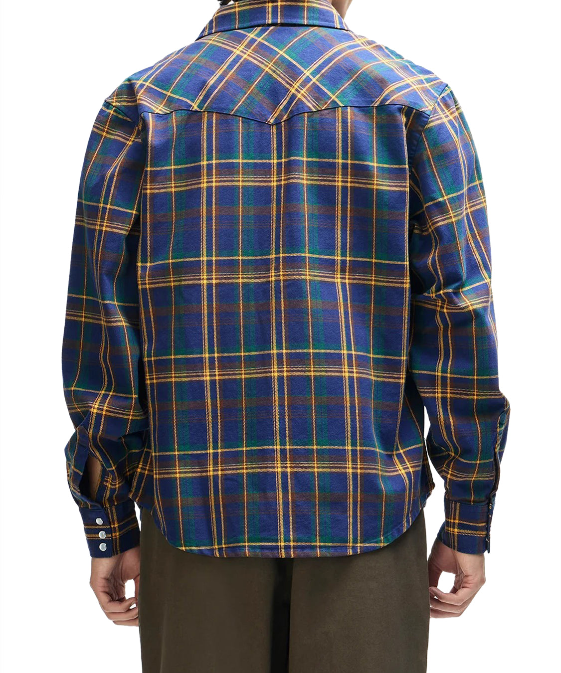 Camicia Reality Wreckers Check DEUS EX MACHINA Uomo - Blue