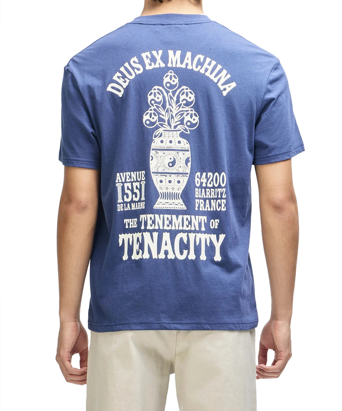T-shirt Biarritz Ceramic DEUS EX MACHINA Uomo - Blue