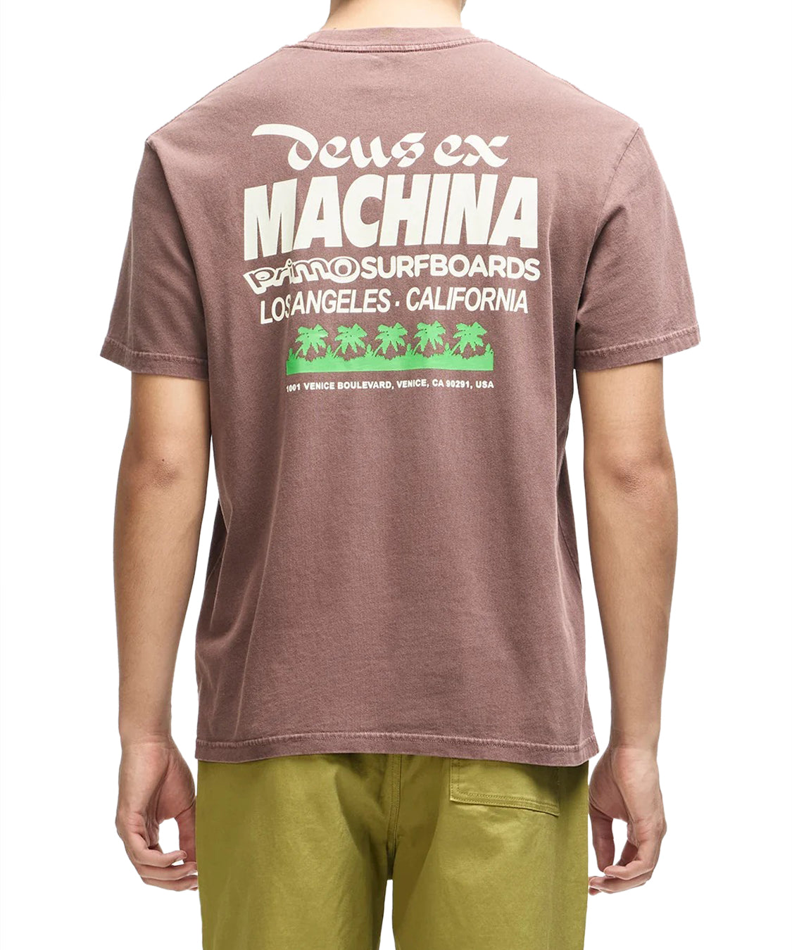 T-shirt Primo DEUS EX MACHINA Uomo - Marrone