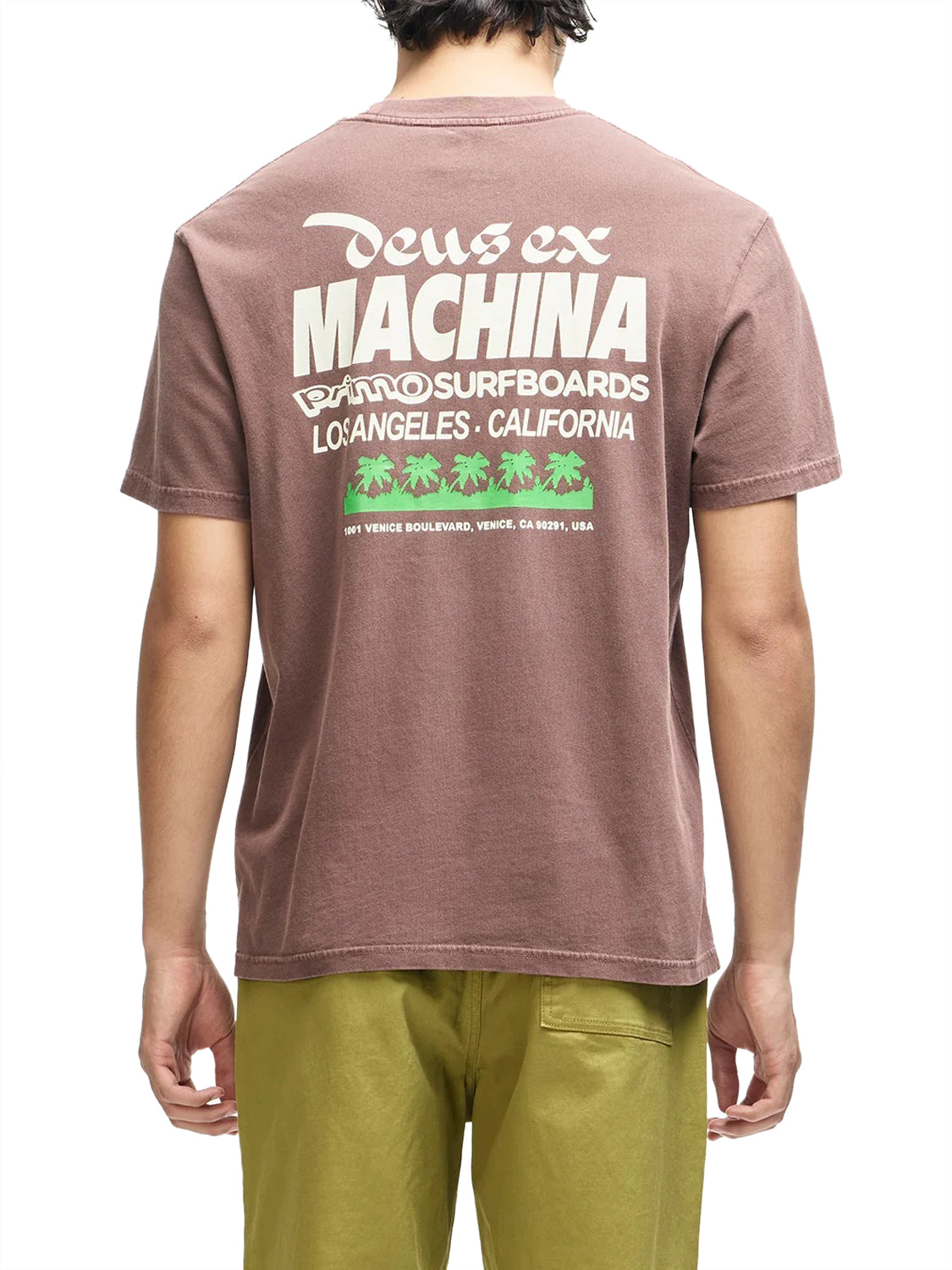 T-shirt Primo DEUS EX MACHINA Uomo - Marrone