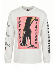 T-shirt a maniche lunghe Locket Os DEUS EX MACHINA Uomo - Bianco