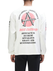 T-shirt a maniche lunghe Locket Os DEUS EX MACHINA Uomo - Bianco