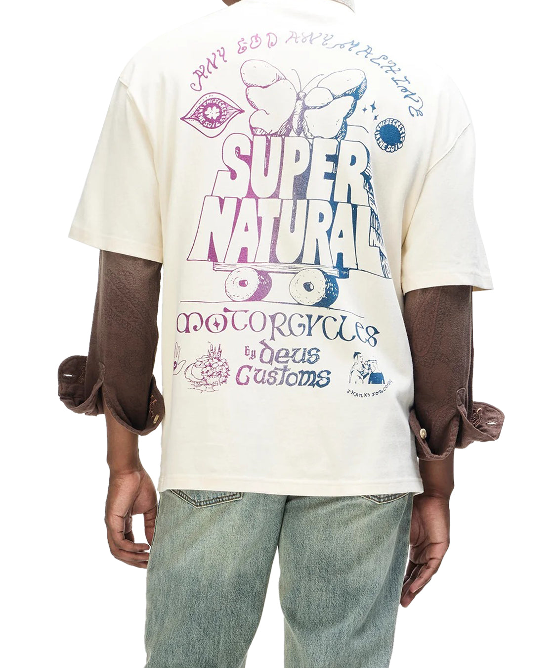 T-shirt Temple Torque OS DEUS EX MACHINA Uomo - Bianco