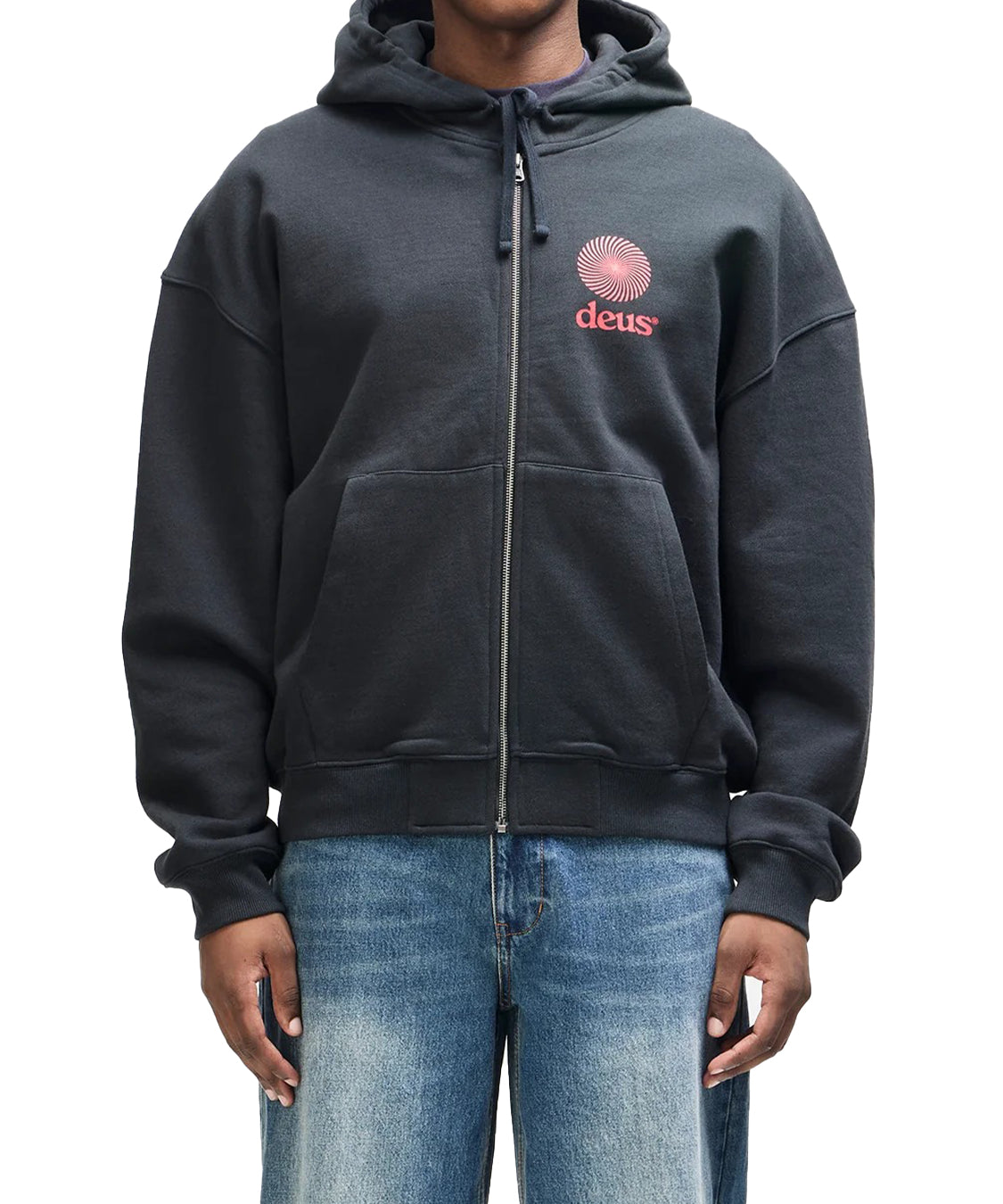 Felpa Strata Zip DEUS EX MACHINA Uomo - Nero