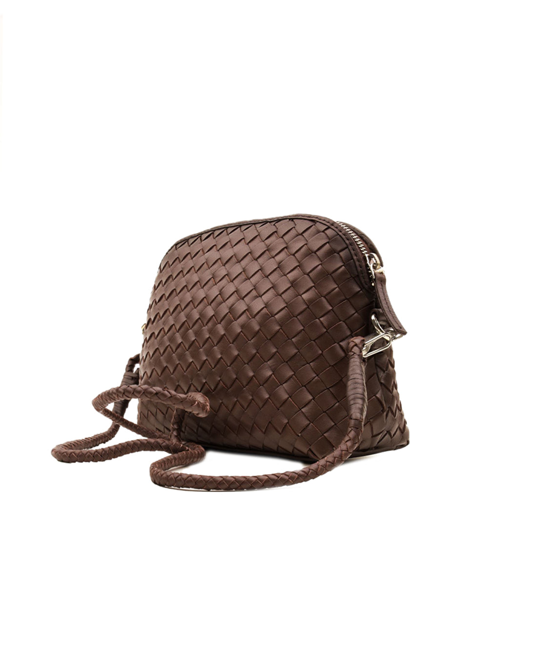 Pochette Chunky Fellini Interlaced DRAGON DIFFUSION Donna - Marrone