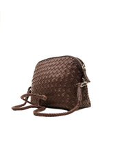 Pochette Chunky Fellini Interlaced DRAGON DIFFUSION Donna - Marrone