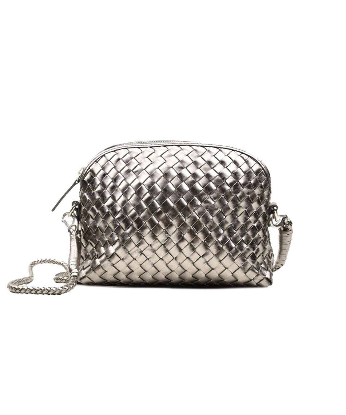 Pochette Chunky Fellini Interlaced DRAGON DIFFUSION Donna - Argento