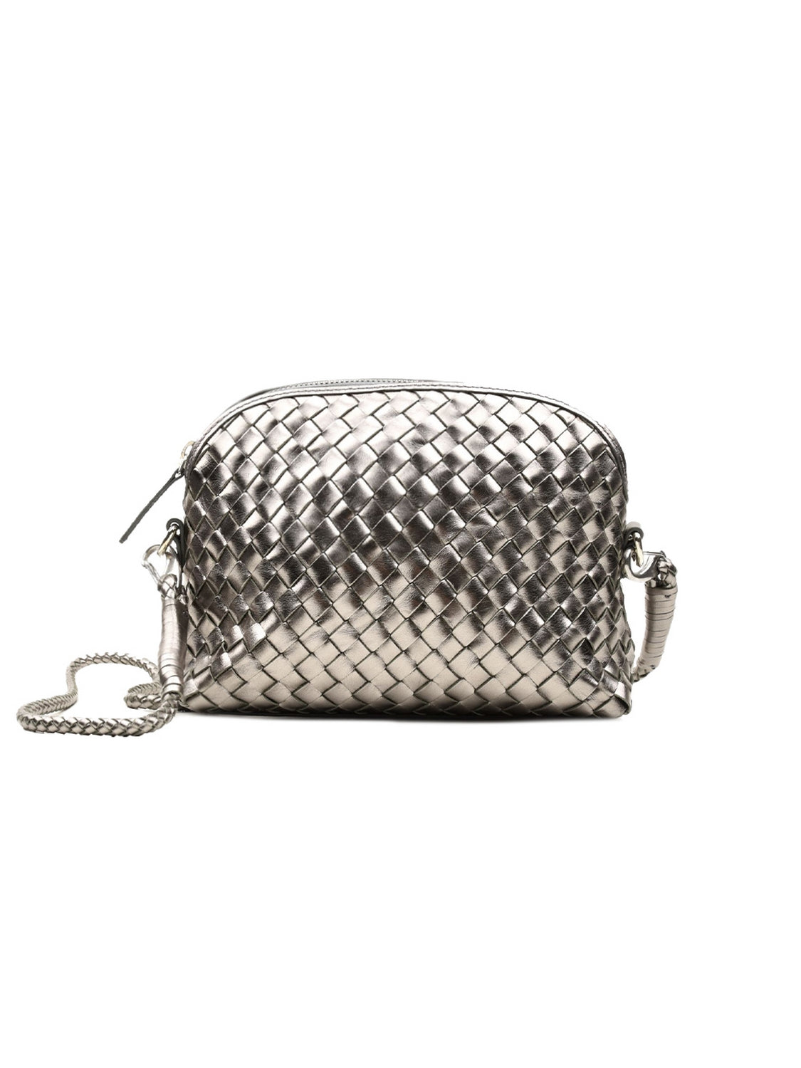 Pochette Chunky Fellini Interlaced DRAGON DIFFUSION Donna - Argento