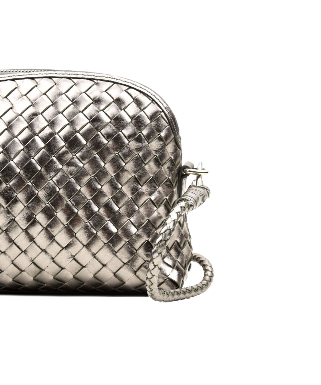 Pochette Chunky Fellini Interlaced DRAGON DIFFUSION Donna - Argento