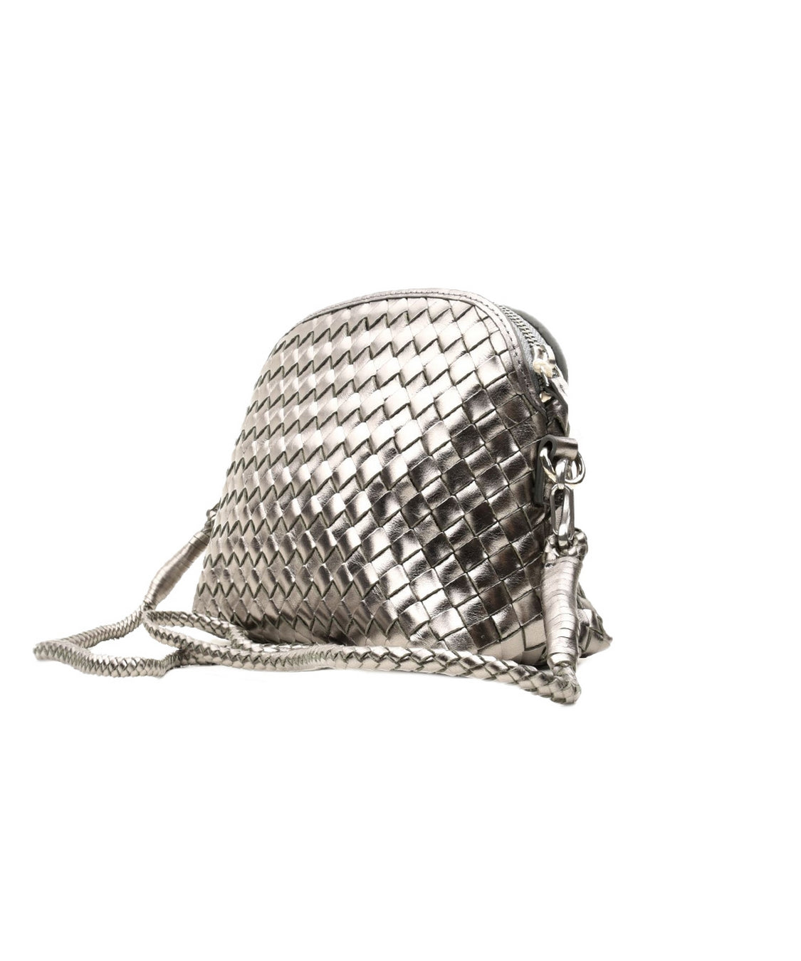 Pochette Chunky Fellini Interlaced DRAGON DIFFUSION Donna - Argento