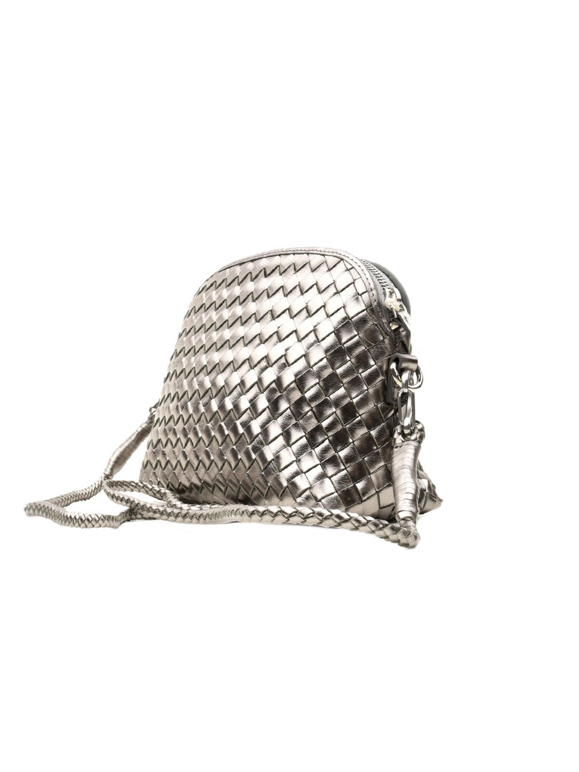 Pochette Chunky Fellini Interlaced DRAGON DIFFUSION Donna - Argento