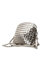 Pochette Chunky Fellini Interlaced DRAGON DIFFUSION Donna - Argento