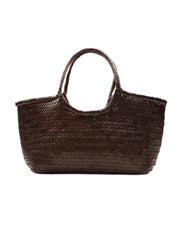 Borsa Nantucket Basket Big DRAGON DIFFUSION Donna - Marrone