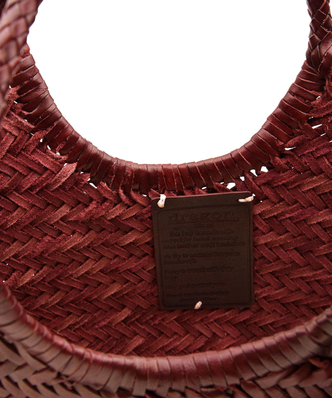 Borsa Nantucket Basket Big DRAGON DIFFUSION Donna - Rosso