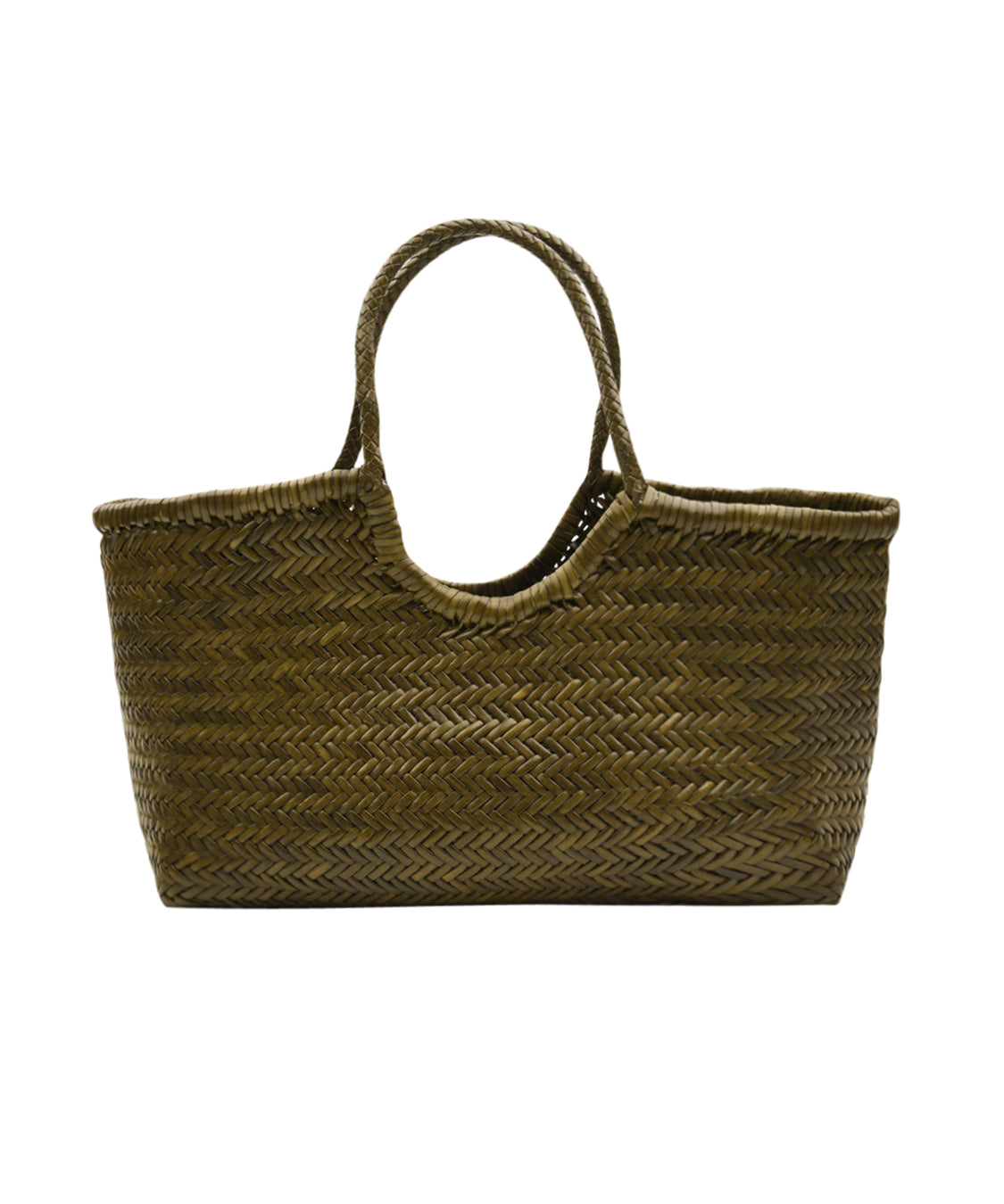 Borsa Nantucket Basket Big DRAGON DIFFUSION Donna - Verde