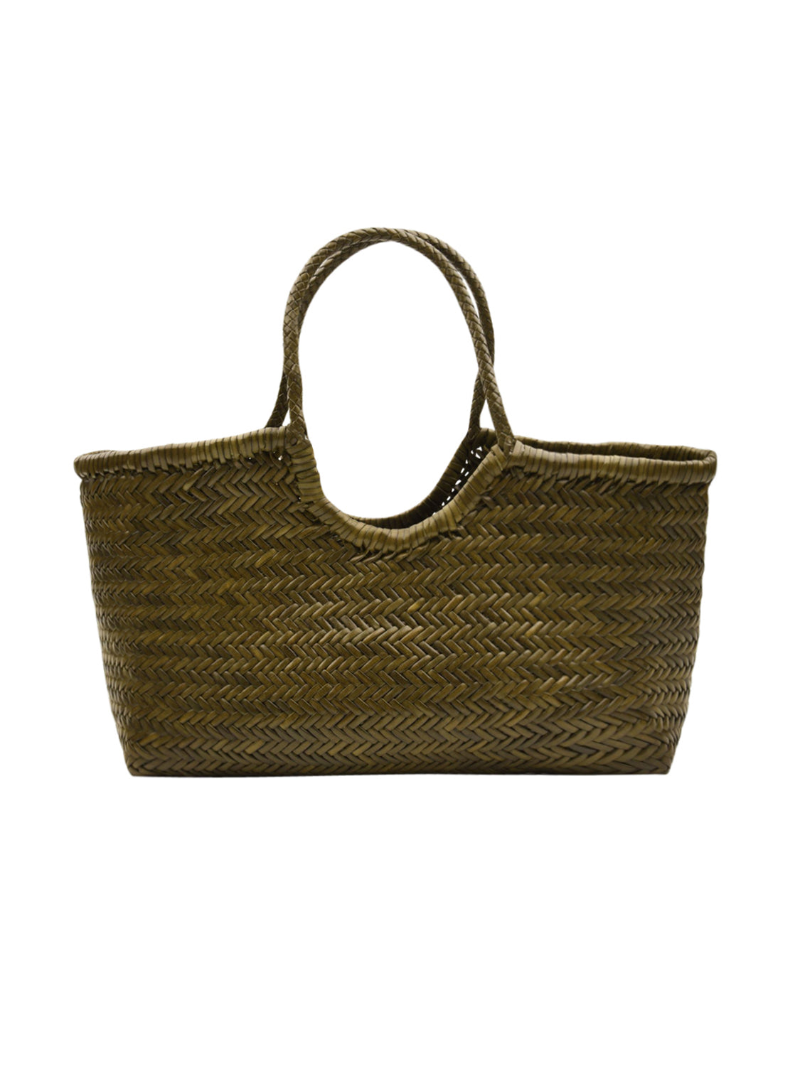 Borsa Nantucket Basket Big DRAGON DIFFUSION Donna - Verde