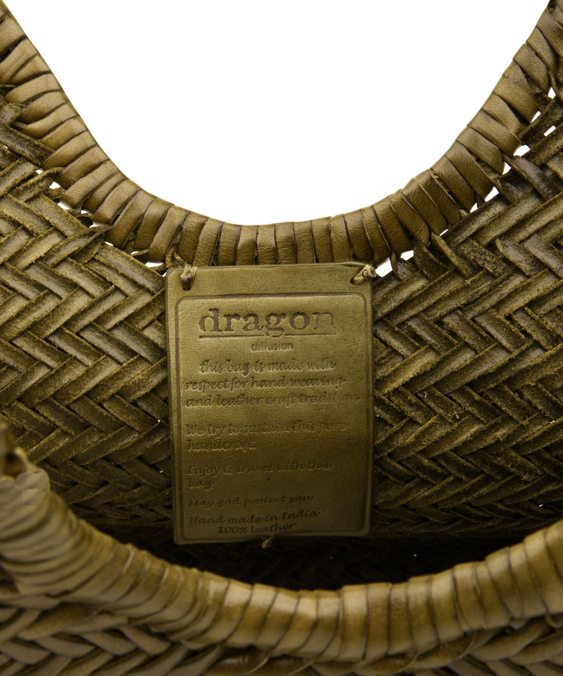 Borsa Nantucket Basket Big DRAGON DIFFUSION Donna - Verde