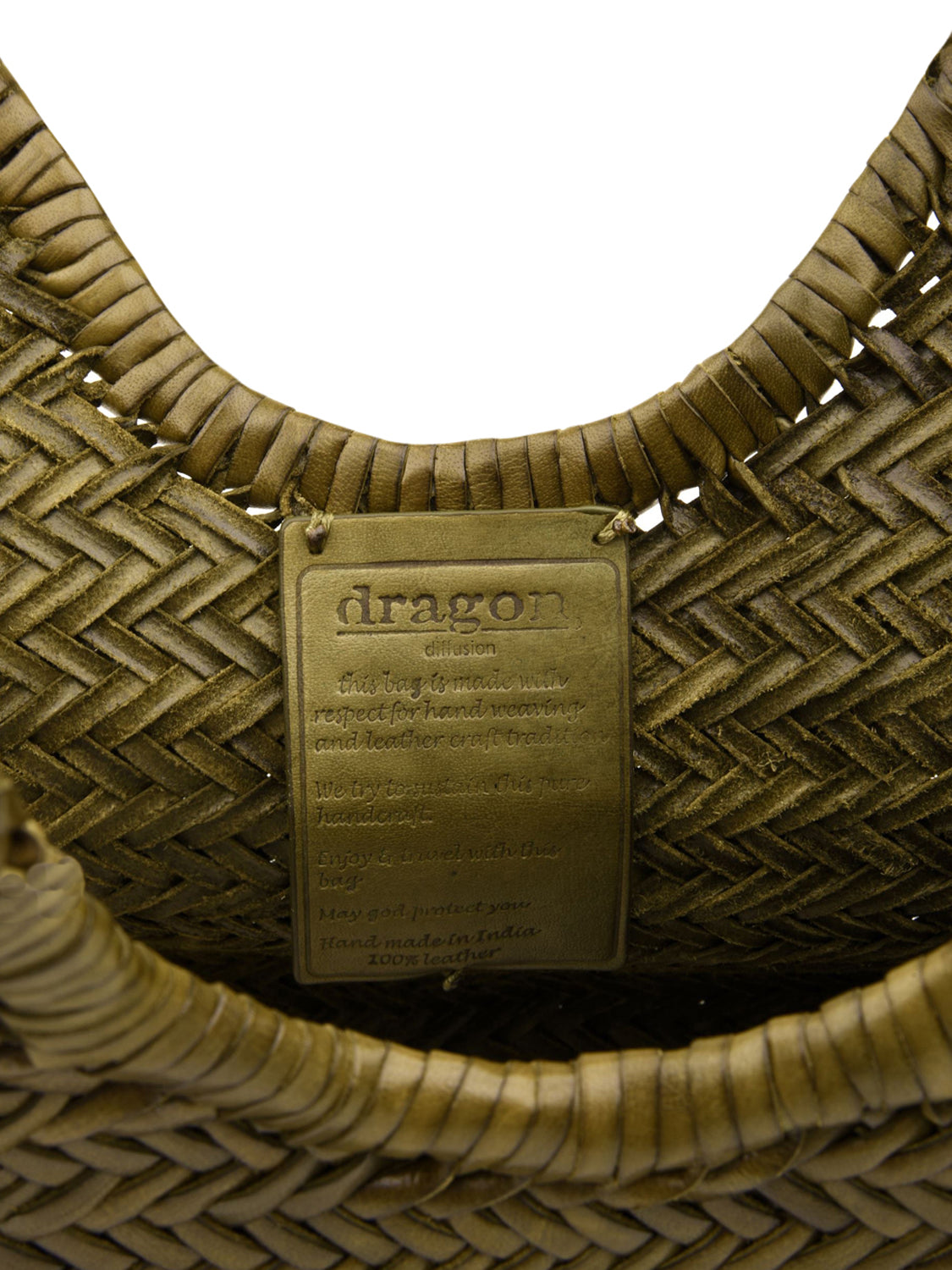 Borsa Nantucket Basket Big DRAGON DIFFUSION Donna - Verde