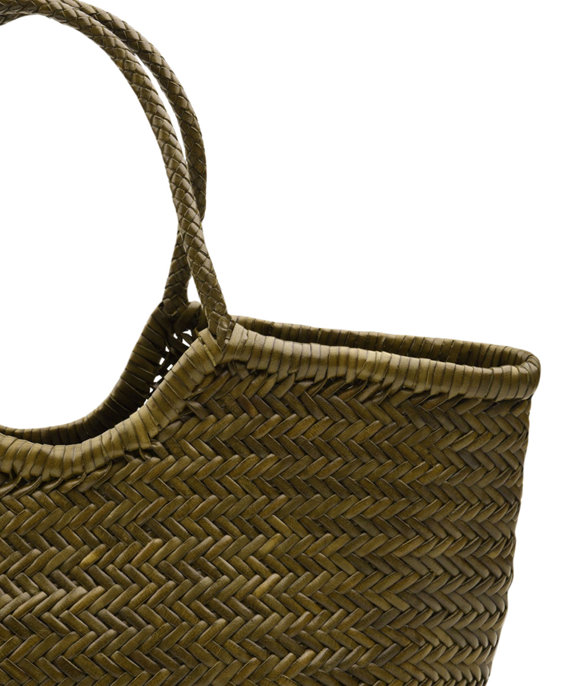 Borsa Nantucket Basket Big DRAGON DIFFUSION Donna - Verde