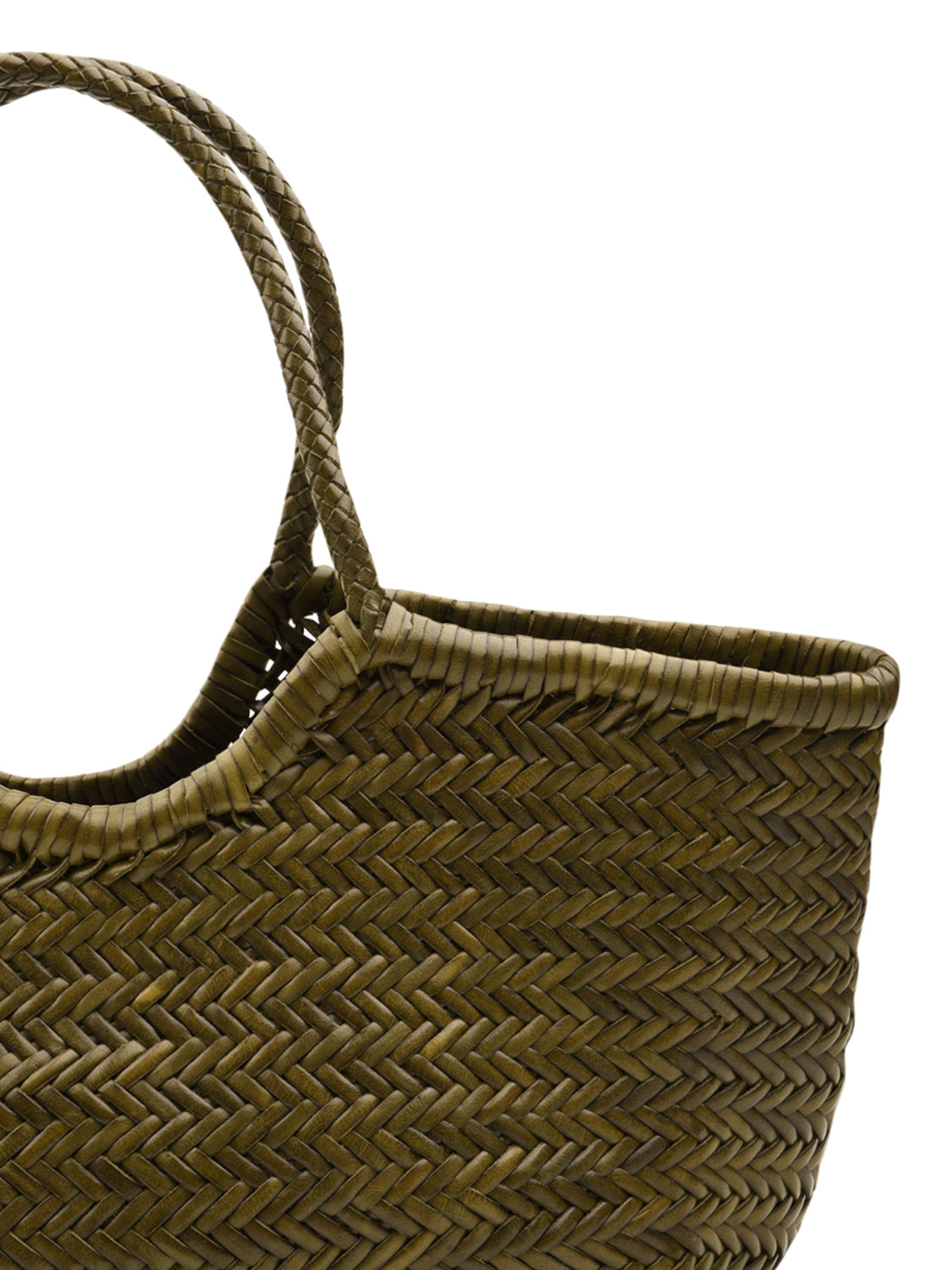 Borsa Nantucket Basket Big DRAGON DIFFUSION Donna - Verde