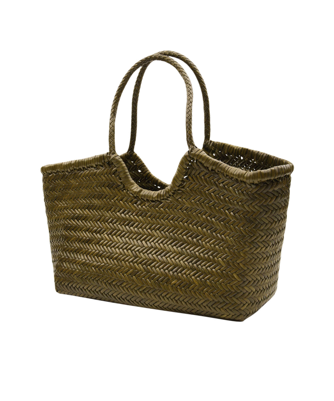 Borsa Nantucket Basket Big DRAGON DIFFUSION Donna - Verde