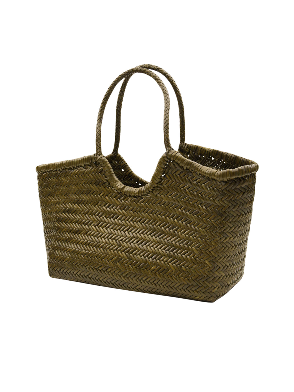 Borsa Nantucket Basket Big DRAGON DIFFUSION Donna - Verde