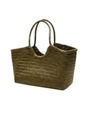 Borsa Nantucket Basket Big DRAGON DIFFUSION Donna - Verde