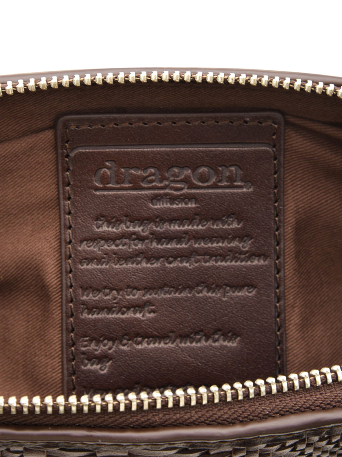 Pochette Fellini Optical DRAGON DIFFUSION Donna - Marrone