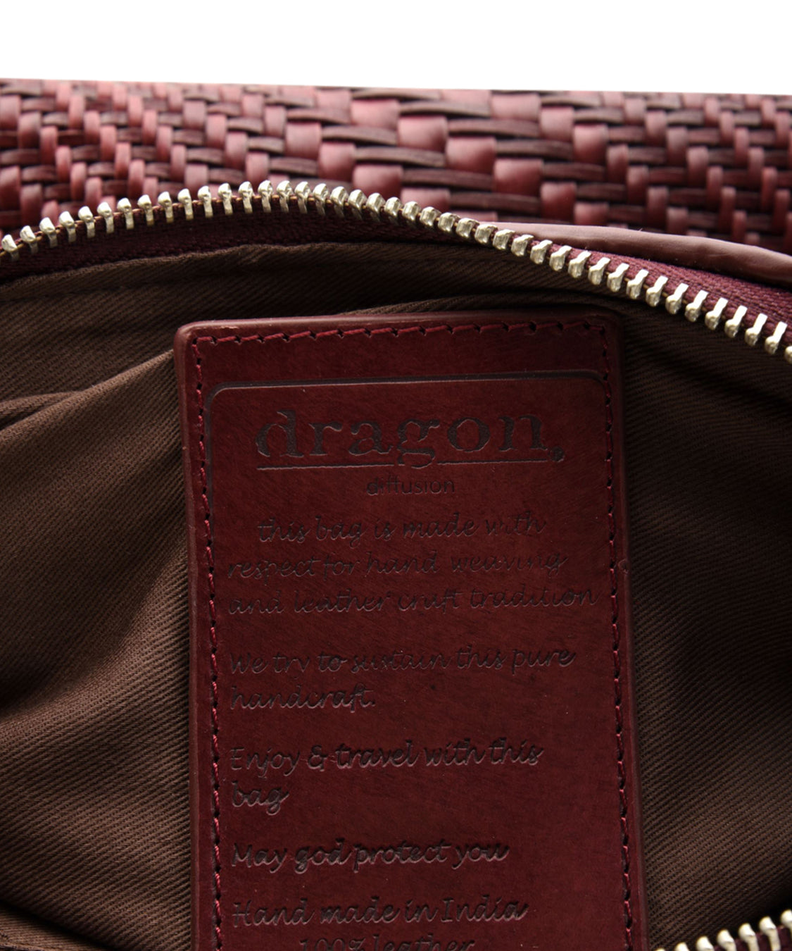 Pochette Fellini Optical DRAGON DIFFUSION Donna - Rosso