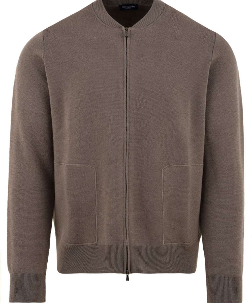 Bomber con zip Punto Stoffa DRUMOHR Uomo - Grigio