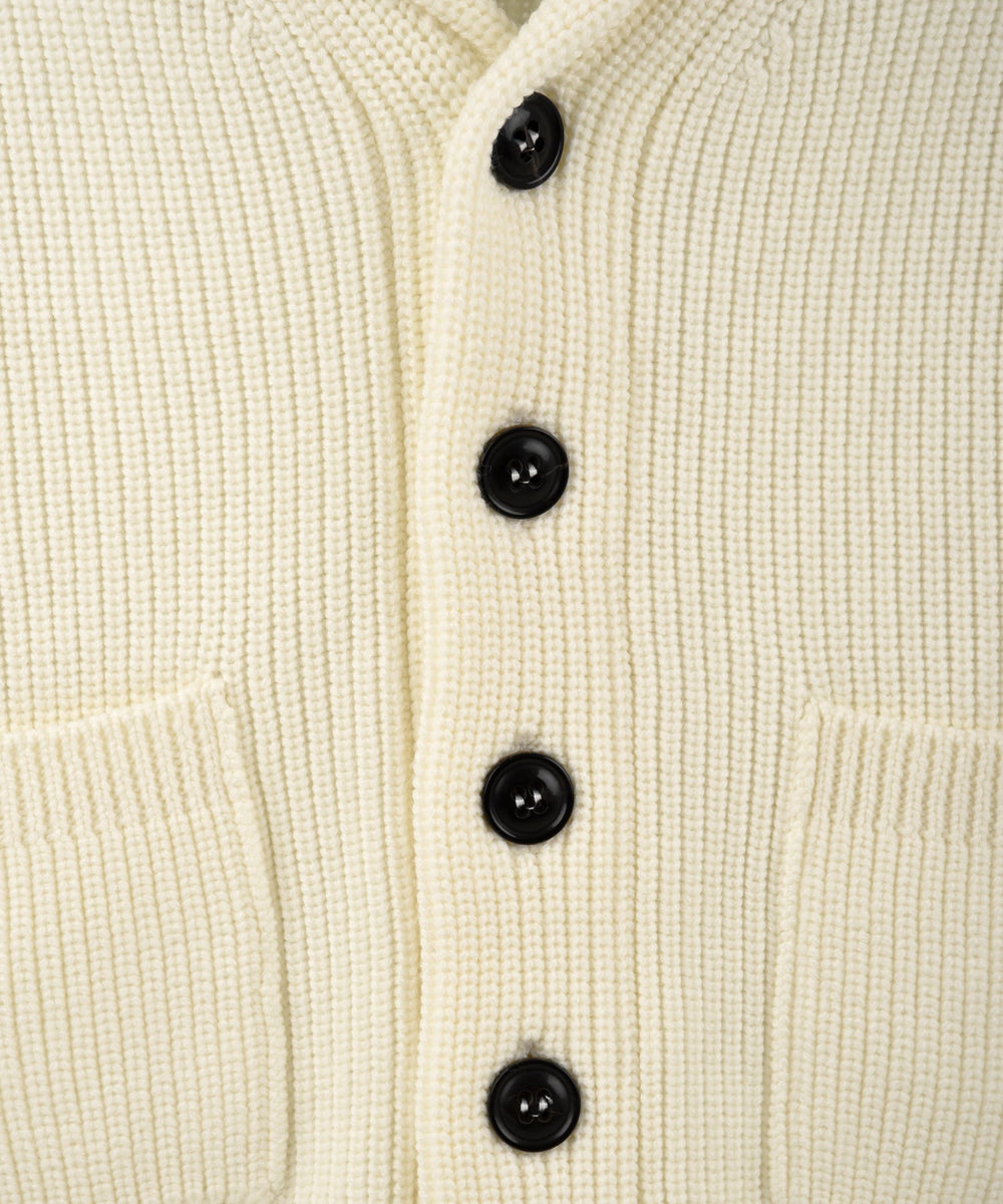 Cardigan con scialle DRUMOHR Uomo - Bianco
