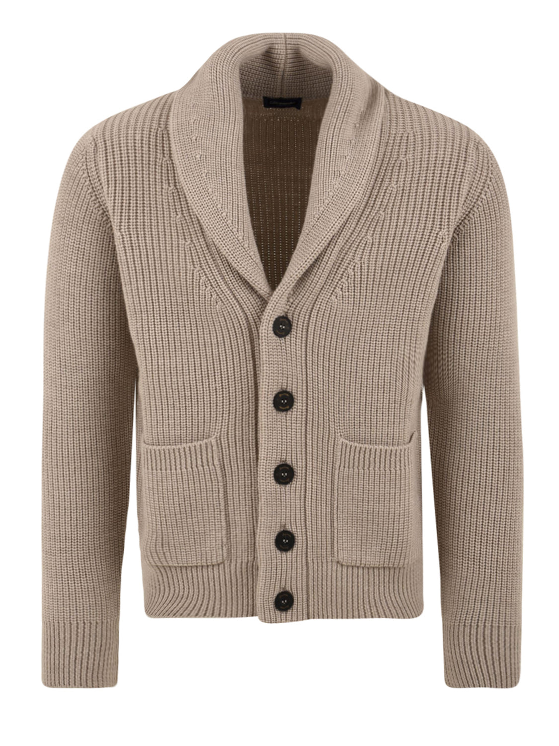 Cardigan con scialle DRUMOHR Uomo - Beige
