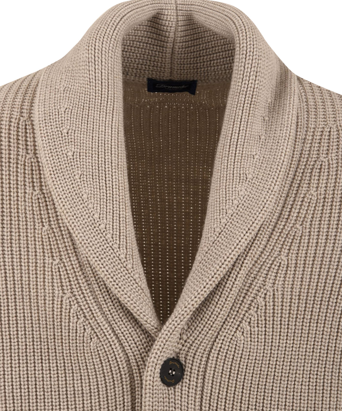 Cardigan con scialle DRUMOHR Uomo - Beige