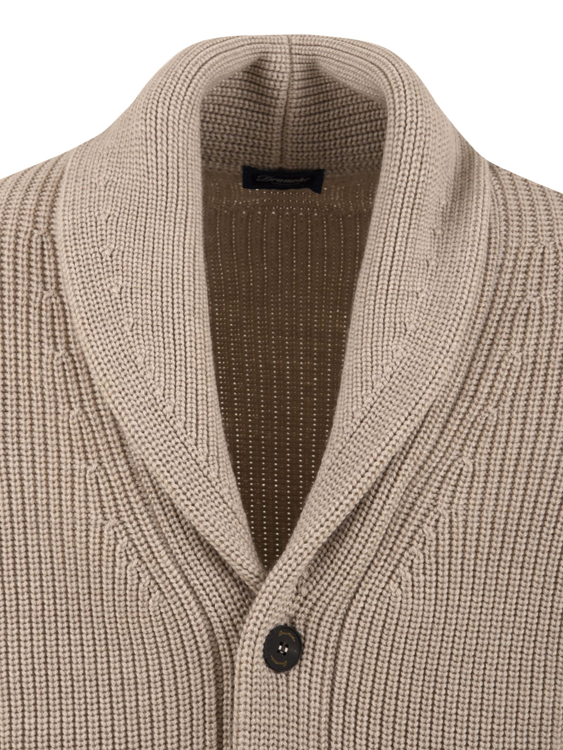Cardigan con scialle DRUMOHR Uomo - Beige
