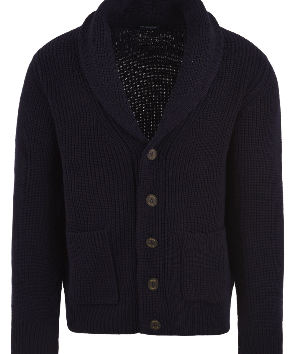 Cardigan con scialle DRUMOHR Uomo - Blue