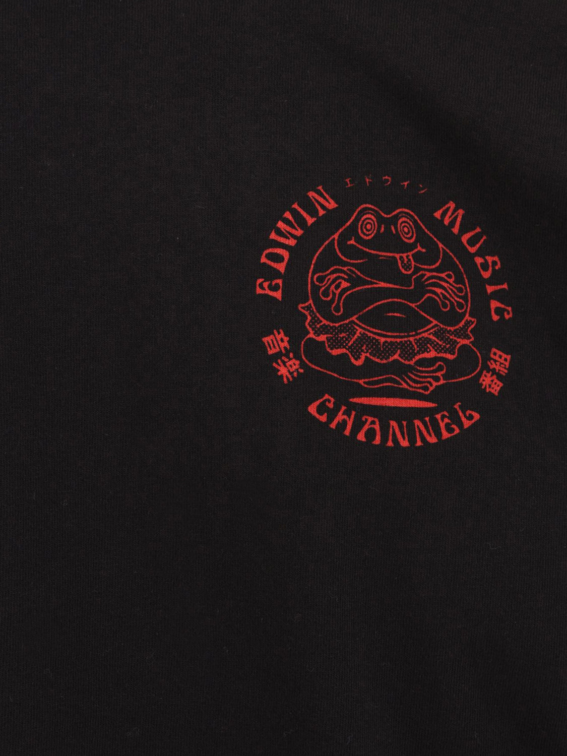 T-shirt a maniche lunghe Edwin Music Channel EDWIN Uomo - Nero