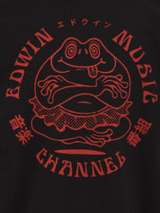 T-shirt a maniche lunghe Edwin Music Channel EDWIN Uomo - Nero